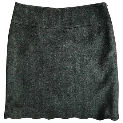 Pre-owned Maurizio Pecoraro Wool Mid-length Skirt In Brown