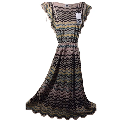 Pre-owned M Missoni Mid-length Dress In Multicolour