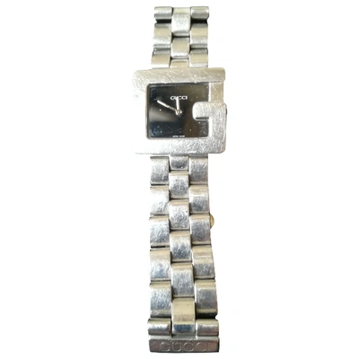 Pre-owned Gucci Watch In Silver