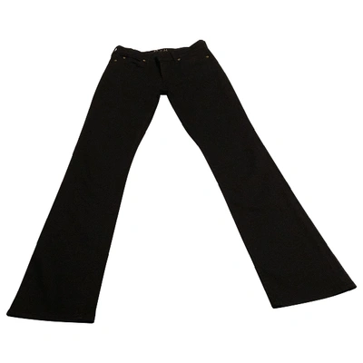 Pre-owned M.i.h. Jeans Straight Jeans In Black