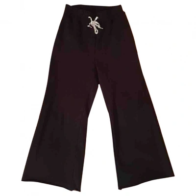 Pre-owned Jucca Large Pants In Black