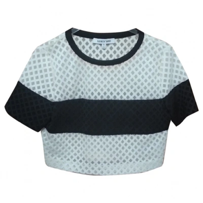 Pre-owned Elizabeth And James Jersey Top In Black