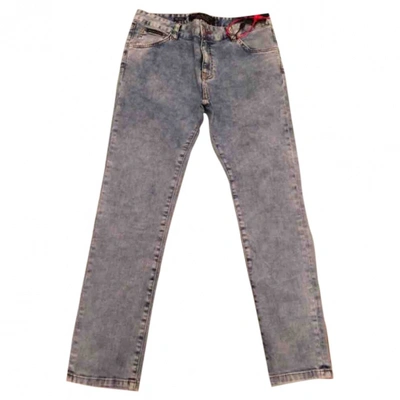 Pre-owned Philipp Plein Blue Denim - Jeans Jeans