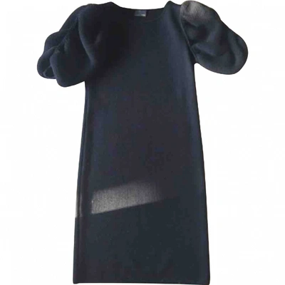 Pre-owned Fendi Wool Dress In Black