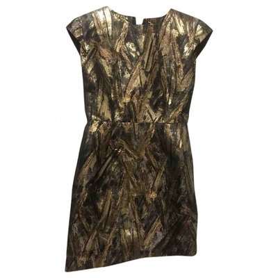 Pre-owned Saint Laurent Dress In Gold