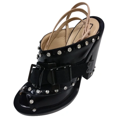 Pre-owned N°21 Leather Heels In Black