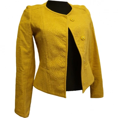 Pre-owned Comptoir Des Cotonniers Yellow Cotton Jacket