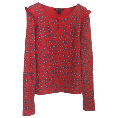 Pre-owned Marc Jacobs Jersey Top In Red