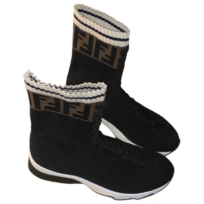 Pre-owned Fendi Black Trainers