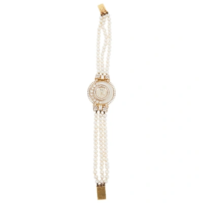 Pre-owned Chopard Happy Diamonds Yellow Gold Watch