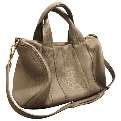 Pre-owned Alexander Wang Rocco Grey Leather Handbag