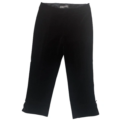 Pre-owned Max Mara Velvet Short Pants In Black