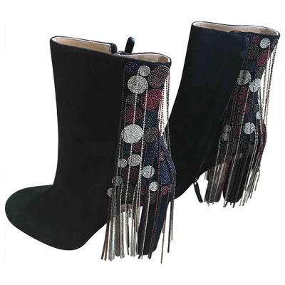 Pre-owned Chloé Ankle Boots In Black