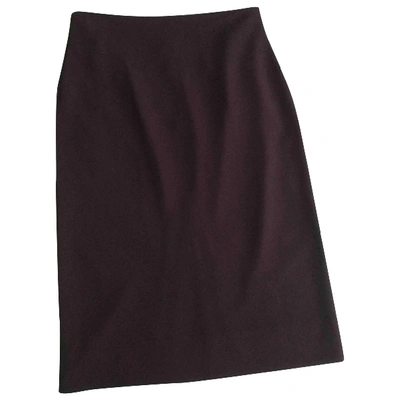 Pre-owned Diane Von Furstenberg Mid-length Skirt In Purple