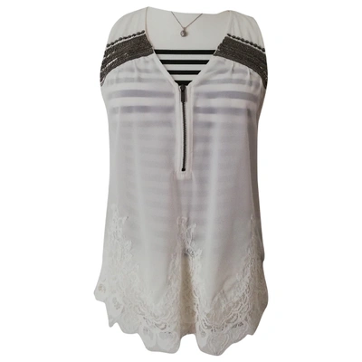 Pre-owned The Kooples Silk Blouse In White