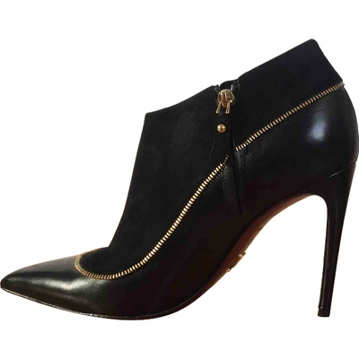 Pre-owned Louis Vuitton Ankle Boots In Black