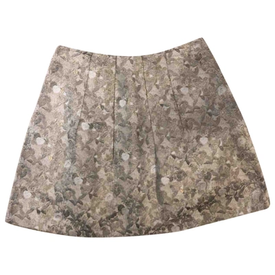 Pre-owned Tara Jarmon Mini Skirt In Multicolour