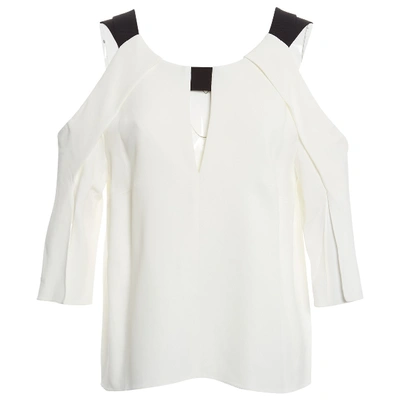 Pre-owned Roland Mouret White Viscose Top