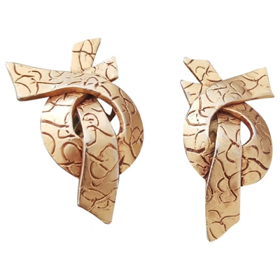 Pre-owned Sonia Rykiel Earrings In Gold