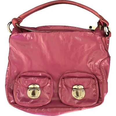 Pre-owned Marc Jacobs Leather Handbag In Pink