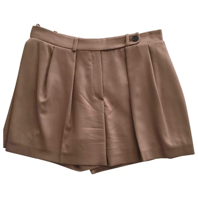 Pre-owned Carven Beige Wool Shorts