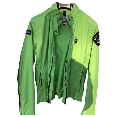 Pre-owned Blauer Short Vest In Green