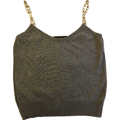 Pre-owned Dolce & Gabbana Wool Camisole In Grey