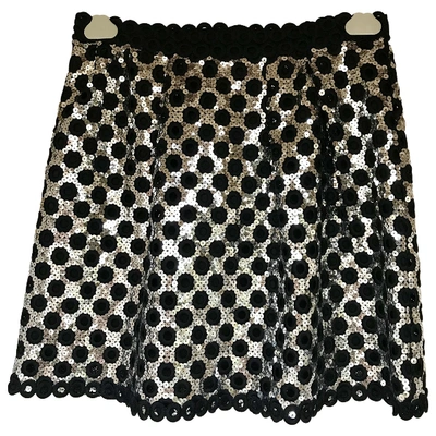 Pre-owned Marc Jacobs Mini Skirt In Silver