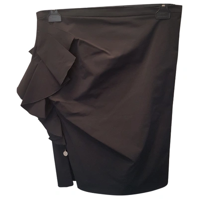 Pre-owned Patrizia Pepe Mid-length Skirt In Black