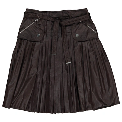Pre-owned Paule Ka Mini Skirt In Brown