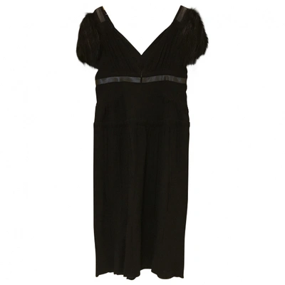 Pre-owned Prada Mid-length Dress In Black