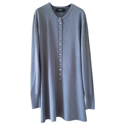 Pre-owned Azzaro Cashmere Knitwear In Grey