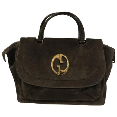 Pre-owned Gucci 1973 Brown Suede Handbag