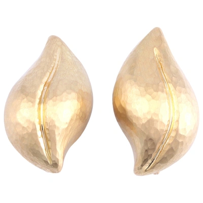 Pre-owned Tiffany & Co Paloma Picasso Yellow Gold Earrings