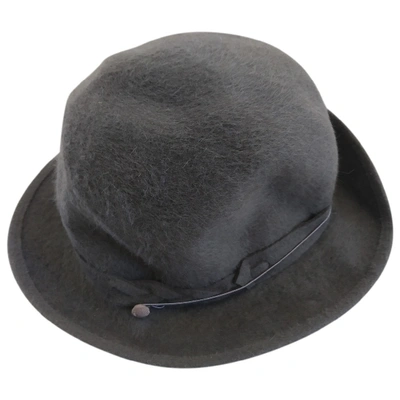 Pre-owned Borsalino Cashmere Hat In Grey