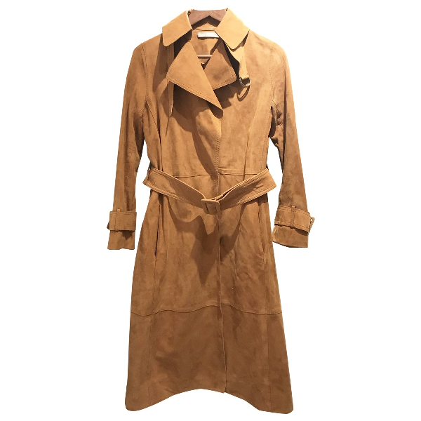 Pre-owned Vince Camel Suede Trench Coat | ModeSens
