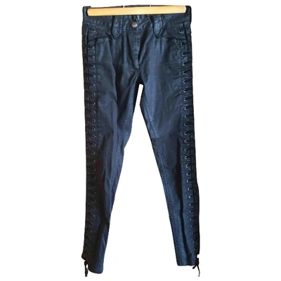Pre-owned Isabel Marant Slim Pants In Black