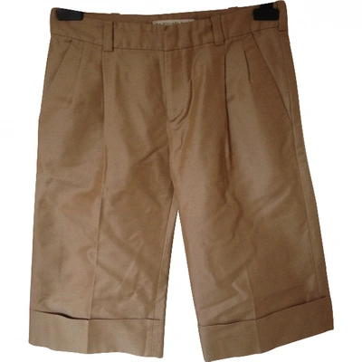 Pre-owned Balenciaga Beige Cotton Shorts