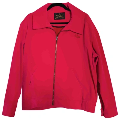 Pre-owned Vivienne Westwood Velvet Jacket In Red
