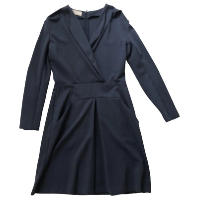 Pre-owned Cacharel Mini Dress In Navy