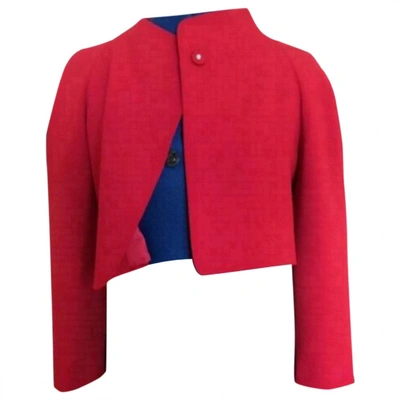 Pre-owned Paule Ka Short Vest In Red