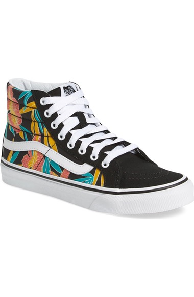 tropical high top vans