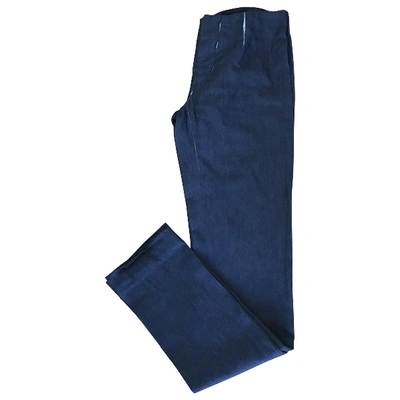 Pre-owned Marni Anthracite Cotton Trousers