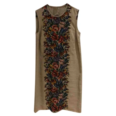 Pre-owned Dolce & Gabbana Linen Dress