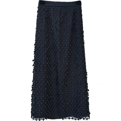 Pre-owned Balenciaga Maxi Skirt In Black