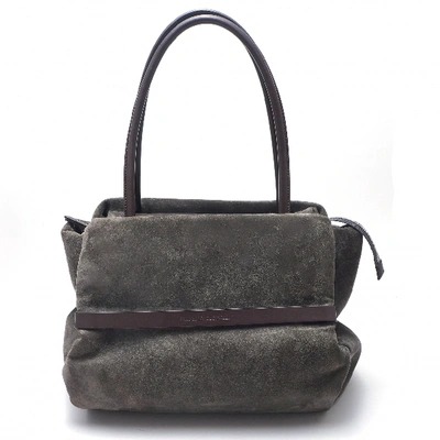 Pre-owned Brunello Cucinelli Handbag In Grey