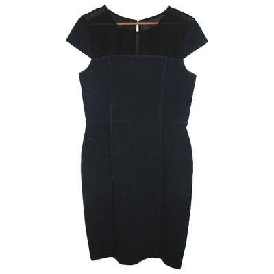 Pre-owned Vera Wang Mid-length Dress In Navy