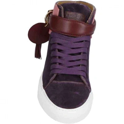 Pre-owned Buscemi Leather Trainers In Multicolour