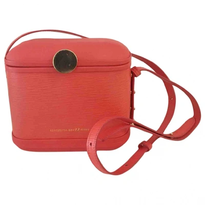 Pre-owned Benedetta Bruzziches Leather Handbag In Red