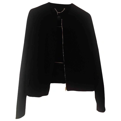 Pre-owned Trussardi Black Cotton Jacket